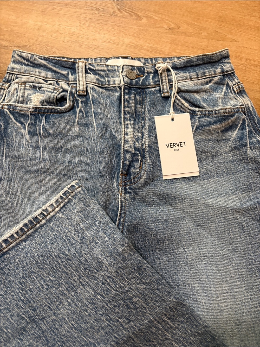 Vervet Clare 90's Wide Leg Jean Size 27 - Picture 4 of 7